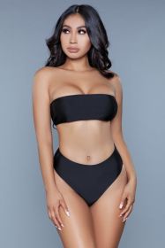 1974 Serenity Swimsuit (Color: Black, size: XL)