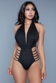 1972 Willow Swimsuit (Color: Black, size: XS)