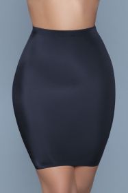 2005 Slimin' Shapewear Slip Skirt (Color: Black, size: 1X/2X)