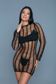2296 Carson Cover Up (Color: Black, size: S/M)