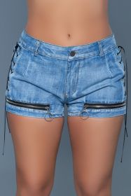J26 Nowhere to Run Shorts (Color: Blue, size: M)