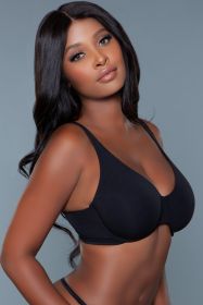 2216 Veronica Bra (Color: Black, size: C)