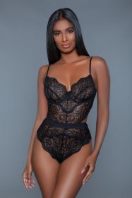 2014 Bettany Bodysuit (Color: Black, size: XL)