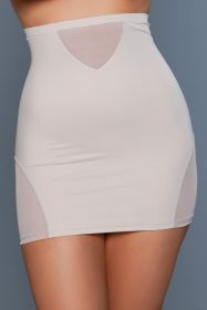 2178 High-Waisted Half Slip (Color: Nude, size: 3X/4X)